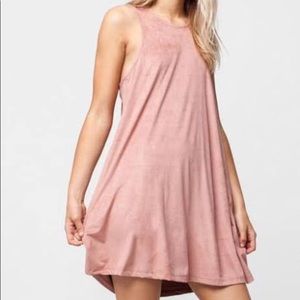 Full Tilt Suede Shift mini dress
